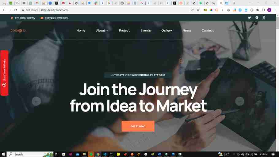 Demo Website / Home